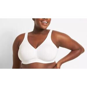 Cacique Cotton Unlined No-Wire Bra 44 B